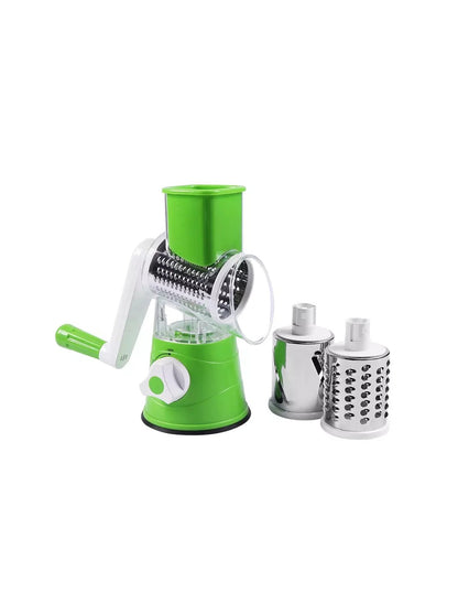 Manual Vegetable Drum Cutter | 3-in-1 Premium Kitchen Slicer