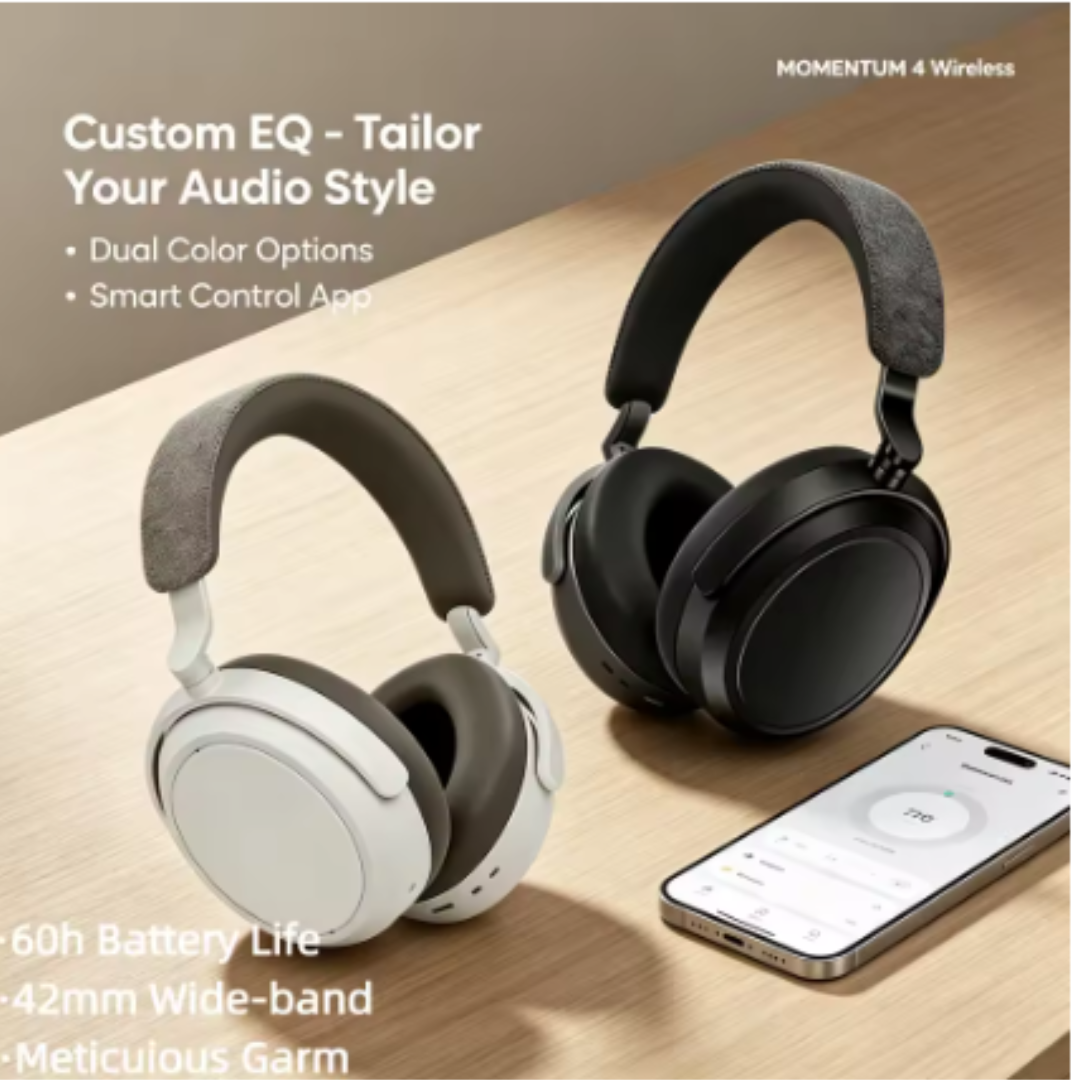 Wireless Momentum 4 Headphones – Noise Cancelling Bluetooth